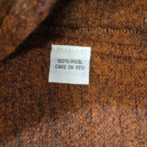 Bryn Walker 100% Wool Coat Women's Size Large Brown Jacket Pockets RARE EUC - Picture 3 of 5